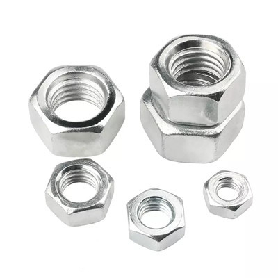 DIN934 SS304 316 galvanizli Paslanmaz Çelik Altıgen somunlar