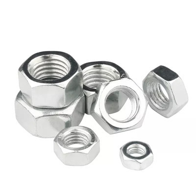 M4 M5 M6 M8 M10 M12 Paslanmaz Çelik Altıgen Somunlar Galvanizli
