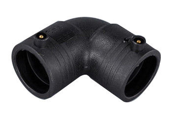 HDPE boru bağlantılarının dış çevre 90 ° elektrofüzyon pe dirseği