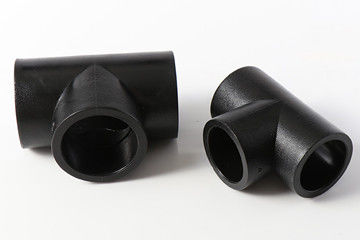 ANSI ASME Standart HDPE Tee Plastik Boru Bağlantısını Azaltmak