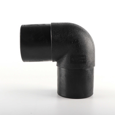 DIN 200mm PE Boru Bağlantı Parçası 90 Derece HDPE Dirsek