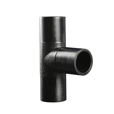SCH40 DN20-110 hdpe boru sıkıştırma bağlantı parçaları HDPE tee