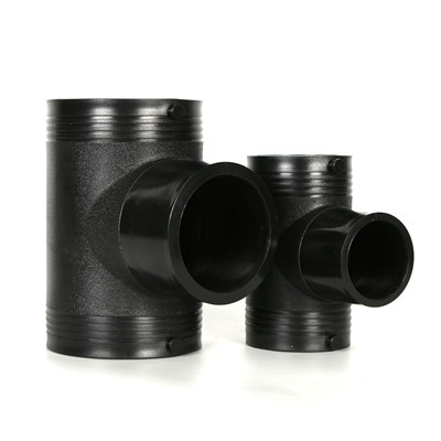 DN280 Sdr11 HDPE Elektrofüzyon Tee Mühendislik Boru Ek Parçaları